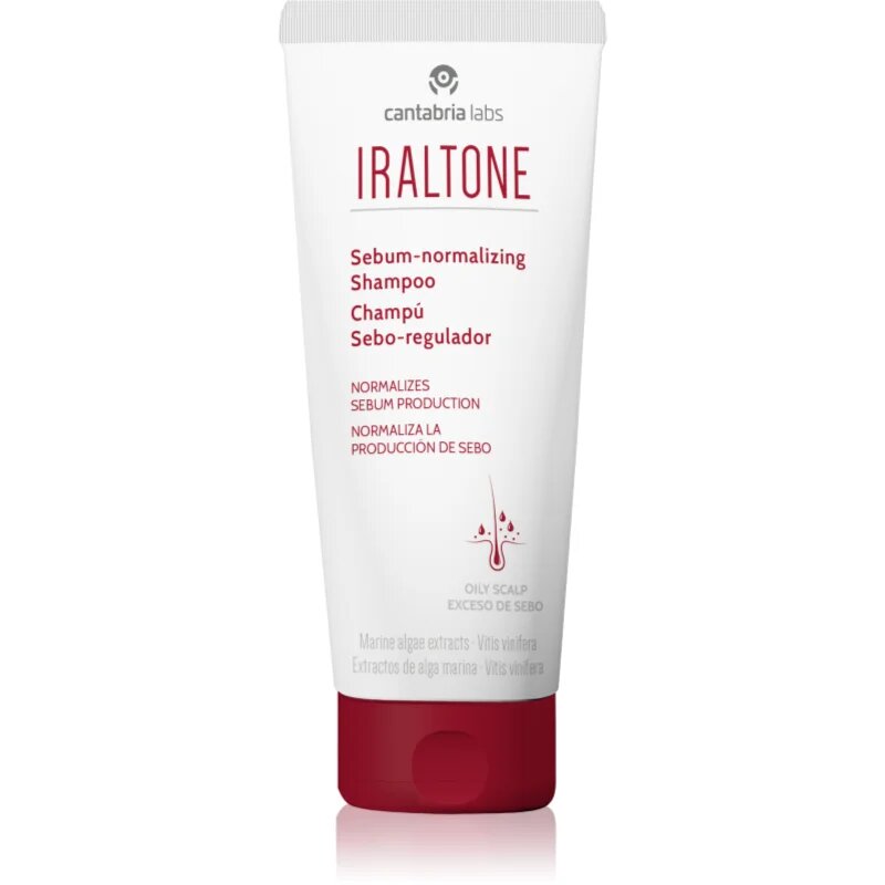IRALTONE Sebum-normalizing Shampoo дерматологичен шампоан за мазна кожа на скалпа 200 мл.