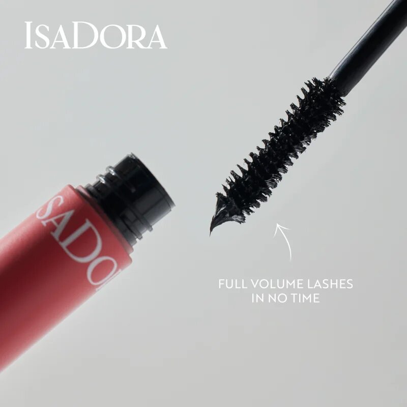 IsaDora The 10 Sec High Impact Volume спирала придаваща обем цвят 01 Black 9 мл.