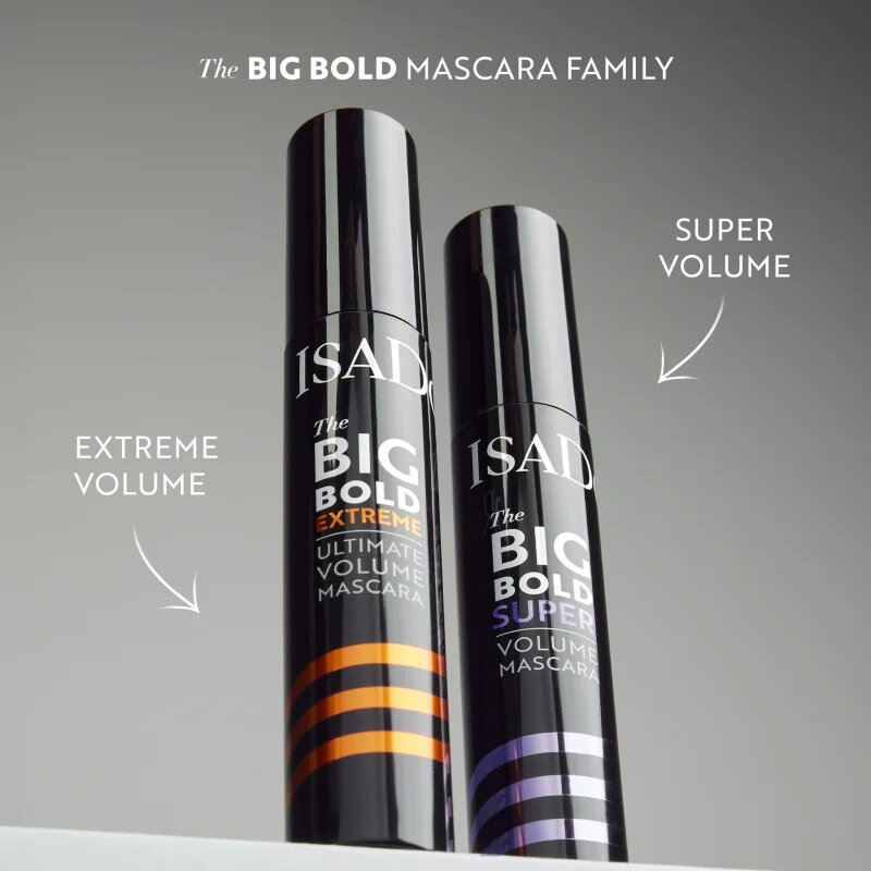 IsaDora The Big Bold Extreme Ultimate Volume Mascara спирала за мигли за екстремен обем с интензивен черен цвят цвят 15 Extreme Black 14 мл.