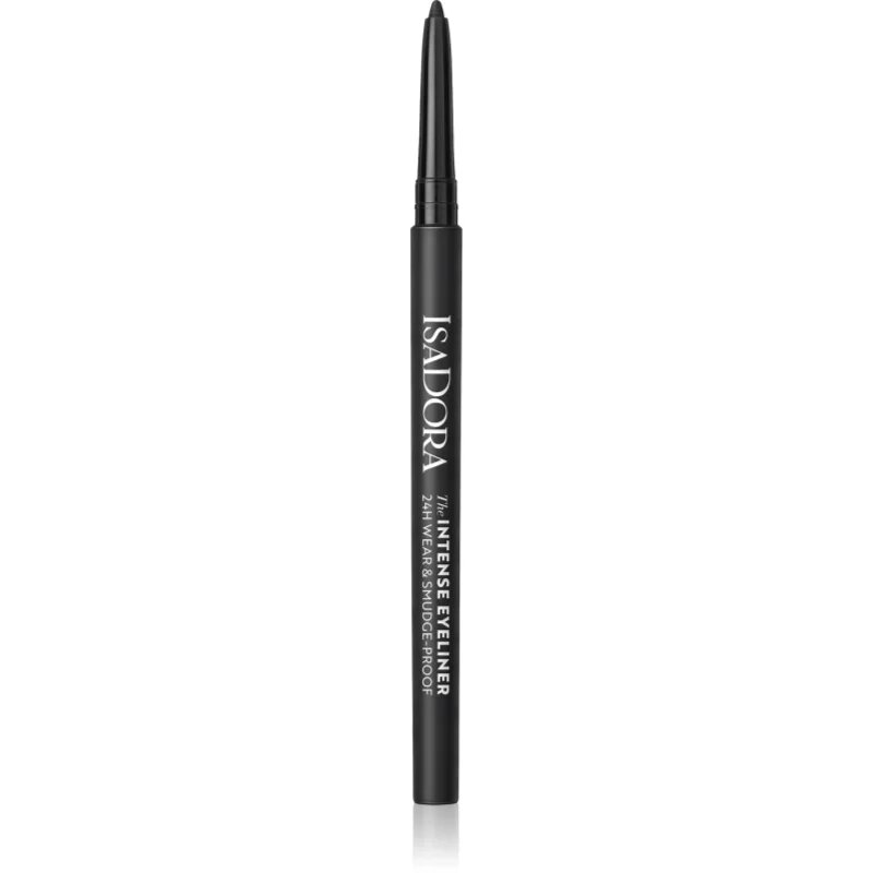IsaDora The Intense Eyeliner дълготраен молив за очи водоустойчив цвят 60 Intense Black 0.35 гр.