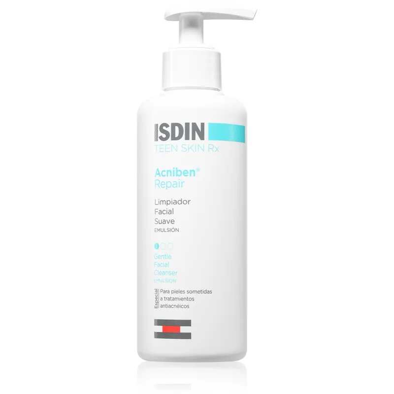 ISDIN Acniben Gentle Facial Cleanser нежна почистваща емулсия за проблемна кожа акне 180 мл.