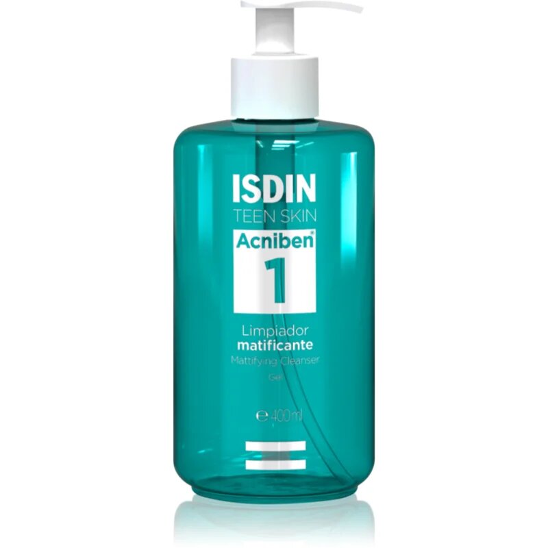 ISDIN Acniben Mattifying Cleanser дълбоко почистващ гел със салицилова киселина 400 мл.