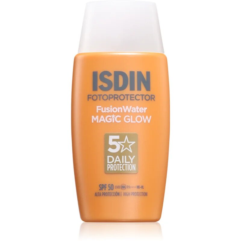 ISDIN Fotoprotector FusionWater Magic Glow лек защитен флуид SPF 50 50 мл.