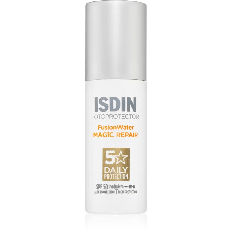 ISDIN Fotoprotector FusionWater Magic Repair защитен флуид против слънчеви лъчи SPF 50 50 мл.