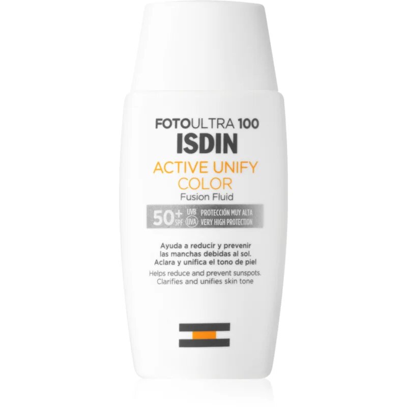 ISDIN FotoUltra 100 Active Unify защитен тониращ крем против пигментни петна SPF 50+ 50 мл.
