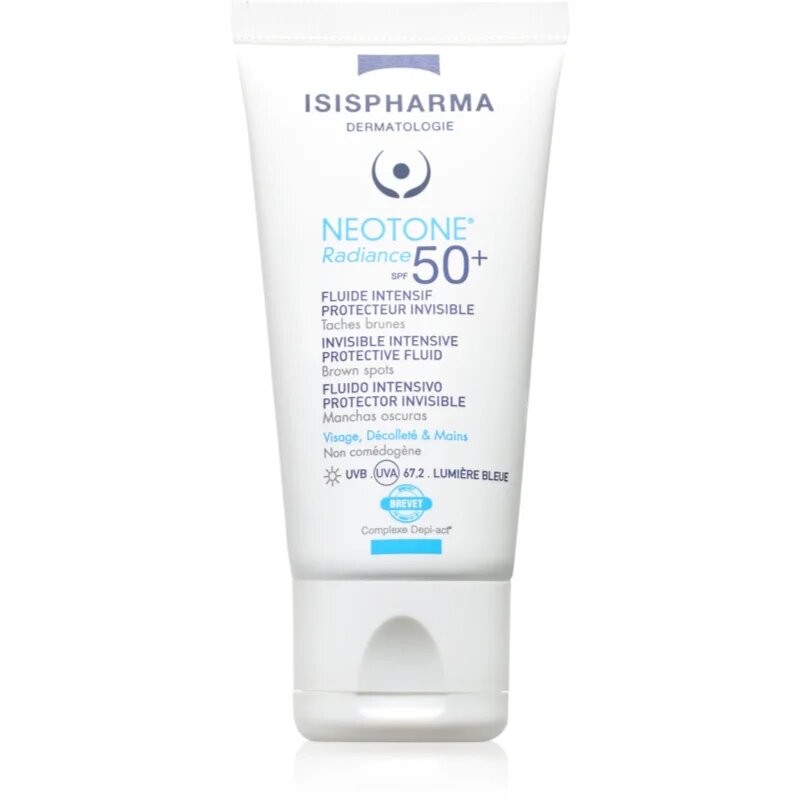 ISISPHARMA Neotone Radiance SPF 50+ защитен флуид Против тъмни петна SPF 50+ 30 мл.