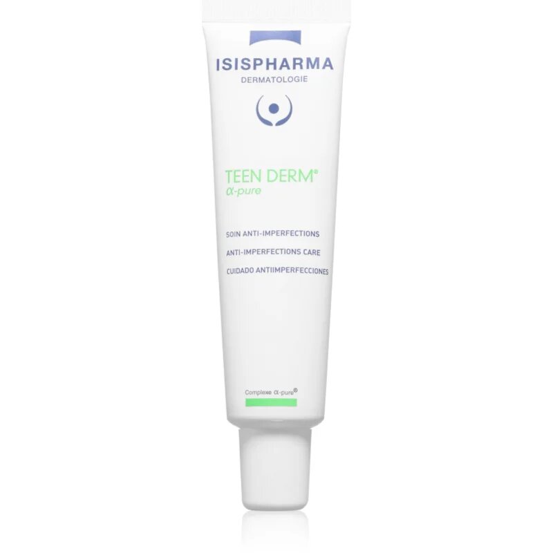 ISISPHARMA Teen Derm α-pure концентрат за проблемна кожа против несъвършенства на кожата 30 мл.