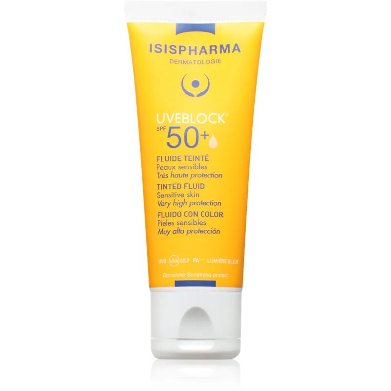 ISISPHARMA Uveblock SPF 50+ Fluid тониращ флуид SPF 50+ 40 мл.