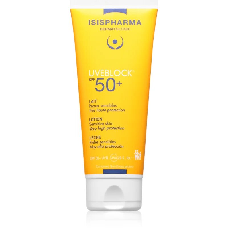 ISISPHARMA Uveblock SPF 50+ Lotion хидратиращо мляко за тяло SPF 50+ 100 мл.
