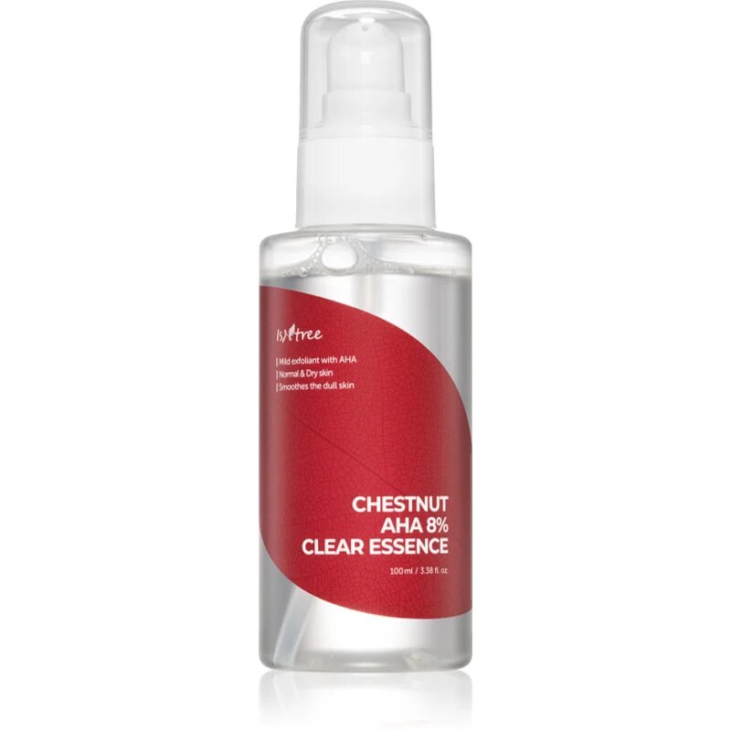 Isntree Chestnut AHA 8% Clear Essence възстановяваща есенция за лице s AHA 100 мл.