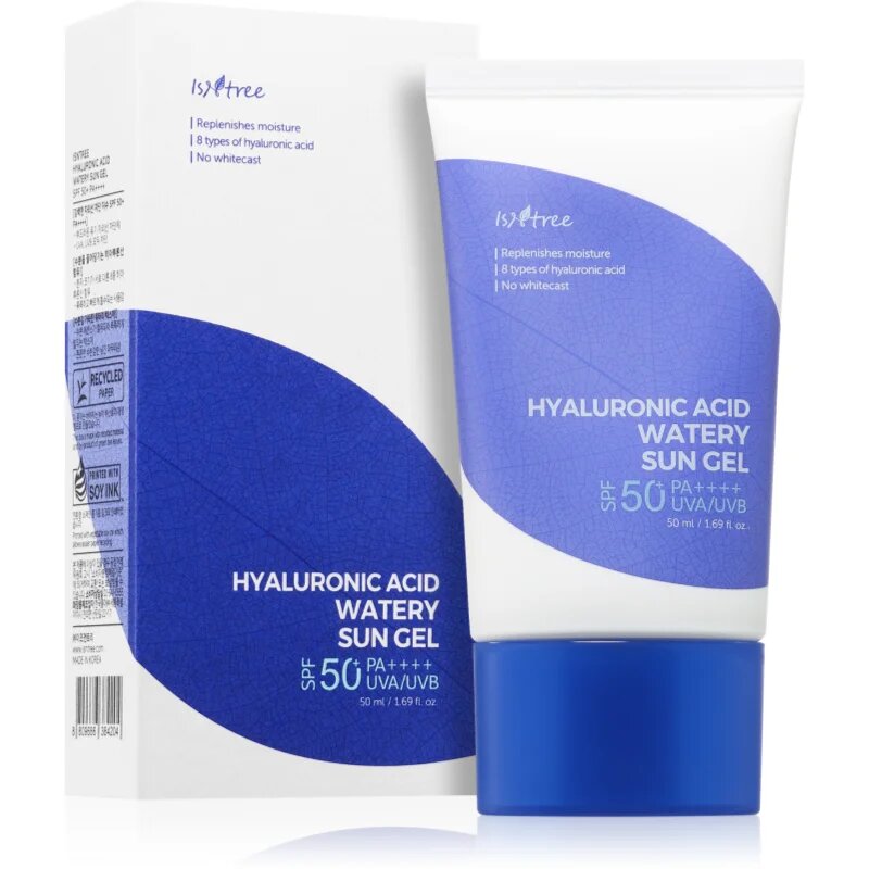 Isntree Hyaluronic Acid защитен гел-крем за чувствителна и суха кожа SPF 50+ 50 мл.