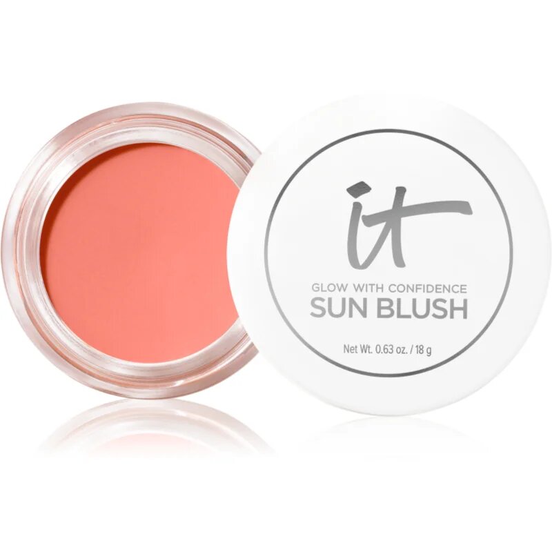 IT Cosmetics Confidence Sun Blush кремообразен руж за жени 20 Sun Blossom 18 гр.