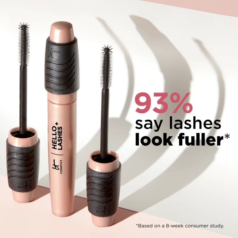 IT Cosmetics Hello Lushes+ Volumizing Mascara with Lush Serum спирала придаваща обем 8.5 мл.