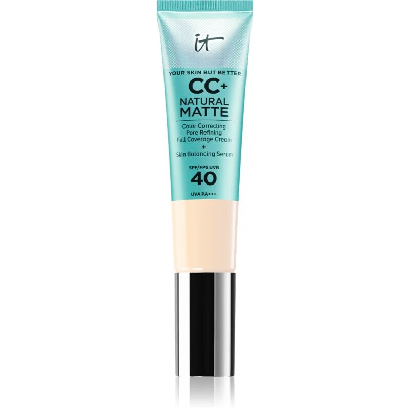 IT Cosmetics Your Skin But Better CC+ Natural Matte CC крем за матиране SPF 40 Fair Warm 32 мл.