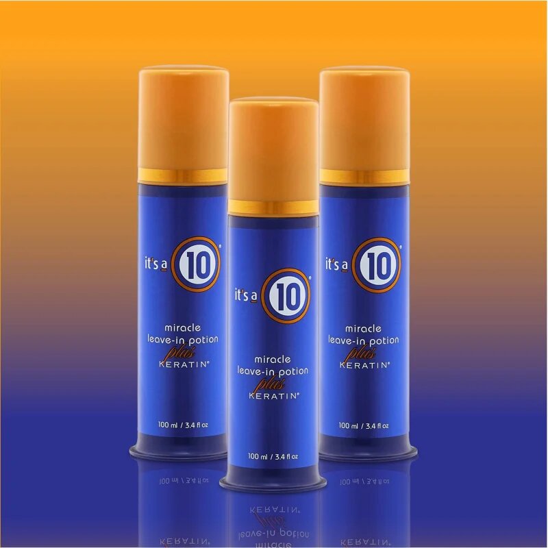 it's a 10 Plus Keratin Miracle Leave-in Potion балсам без отмиване за блясък и мекота на косата 88.7 мл.