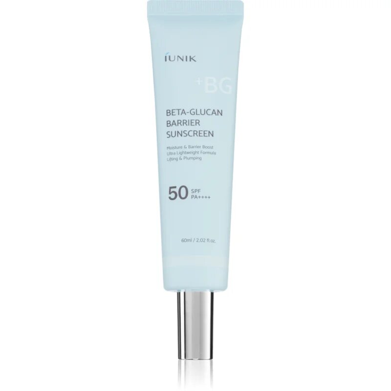 iUnik Beta Glucan Barrier Sunscreen Възстановяващ и защитен крем SPF 50+ 60 мл.