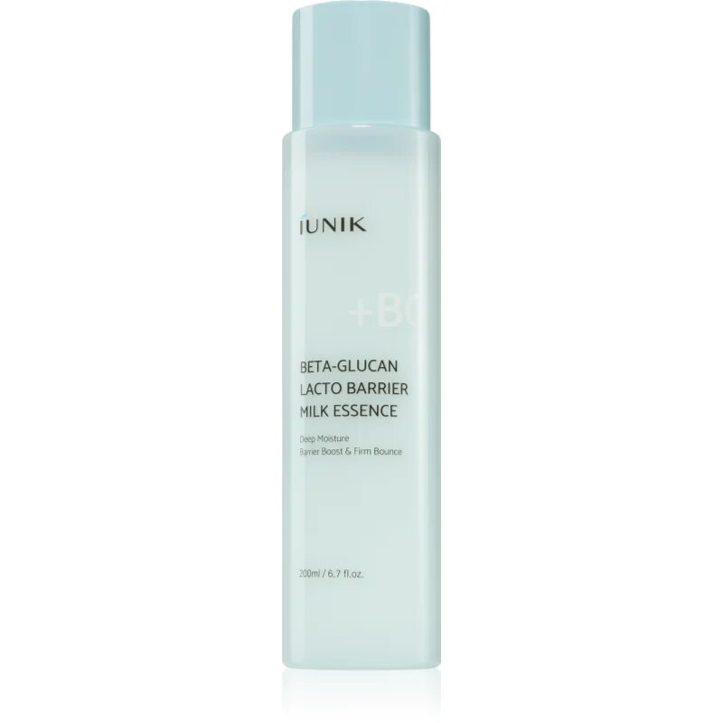 iUnik Beta Glucan Lacto Barrier Milk Essence лосион за лице за регенерация и възстановяване на кожата 200 мл.