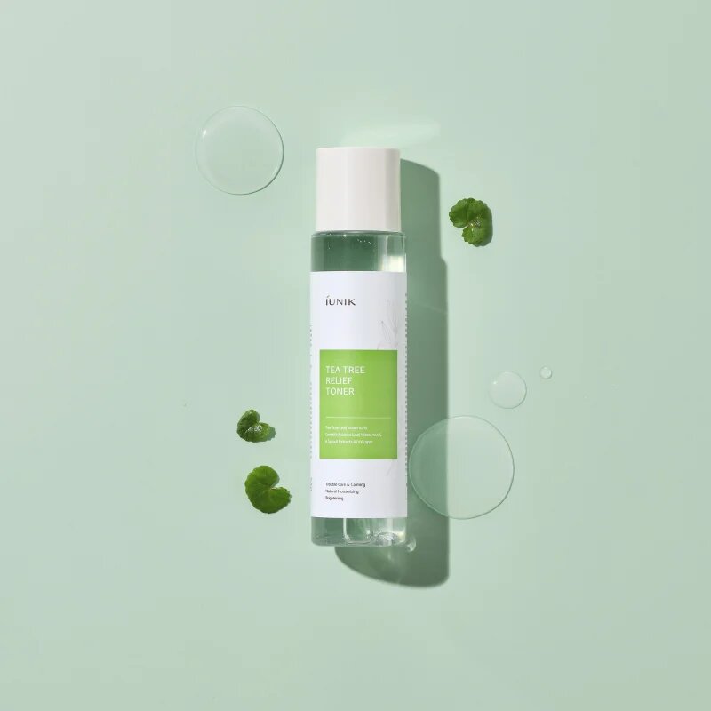 iUnik Tea Tree успокояващ тоник за чувствителна кожа склонна към акне 200 мл.