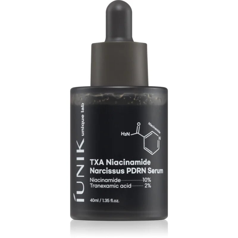 iUnik TXA Niacinamide Narcissus PDRN Serum озаряващ серум против пигментни петна 40 мл.