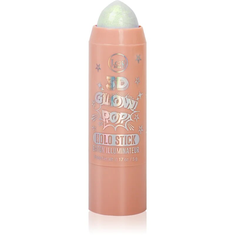 J.Cat Beauty 3D Glow Pop озаряващ стик цвят 103 Lush Glare 5 гр.