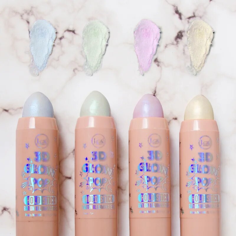 J.Cat Beauty 3D Glow Pop озаряващ стик цвят 103 Lush Glare 5 гр.