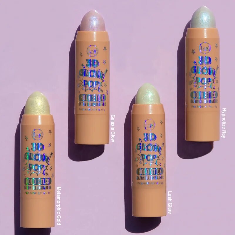 J.Cat Beauty 3D Glow Pop озаряващ стик цвят 103 Lush Glare 5 гр.