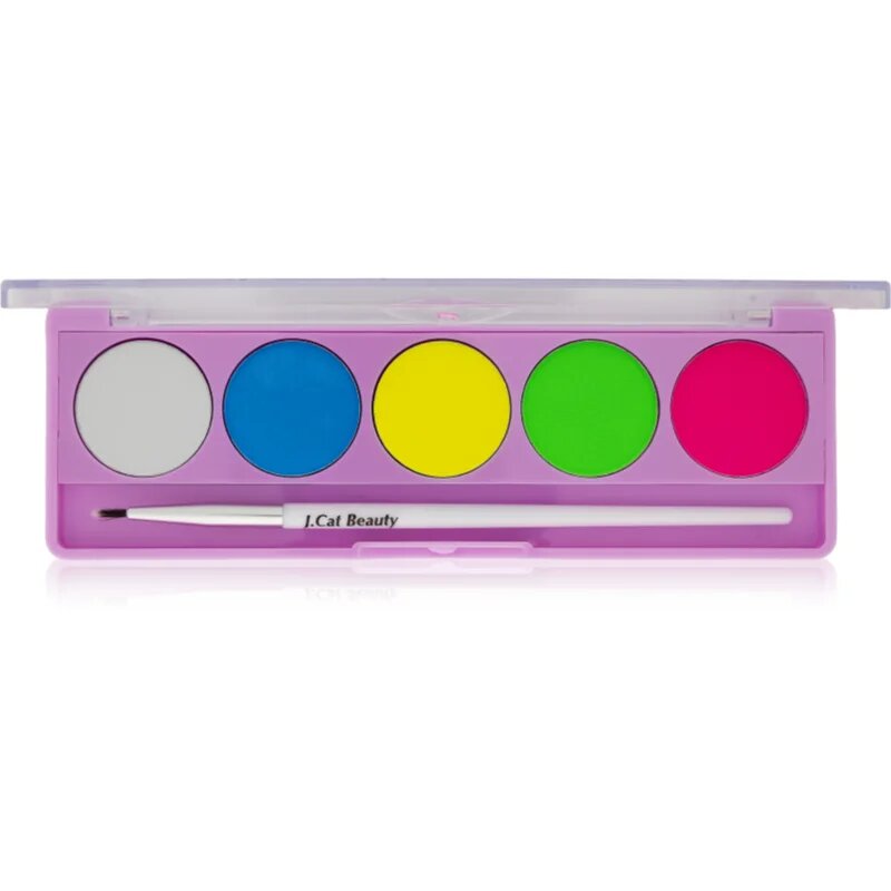 J.Cat Beauty ColorScope палитра за лице с четка цвят 102 Bright 5 гр.