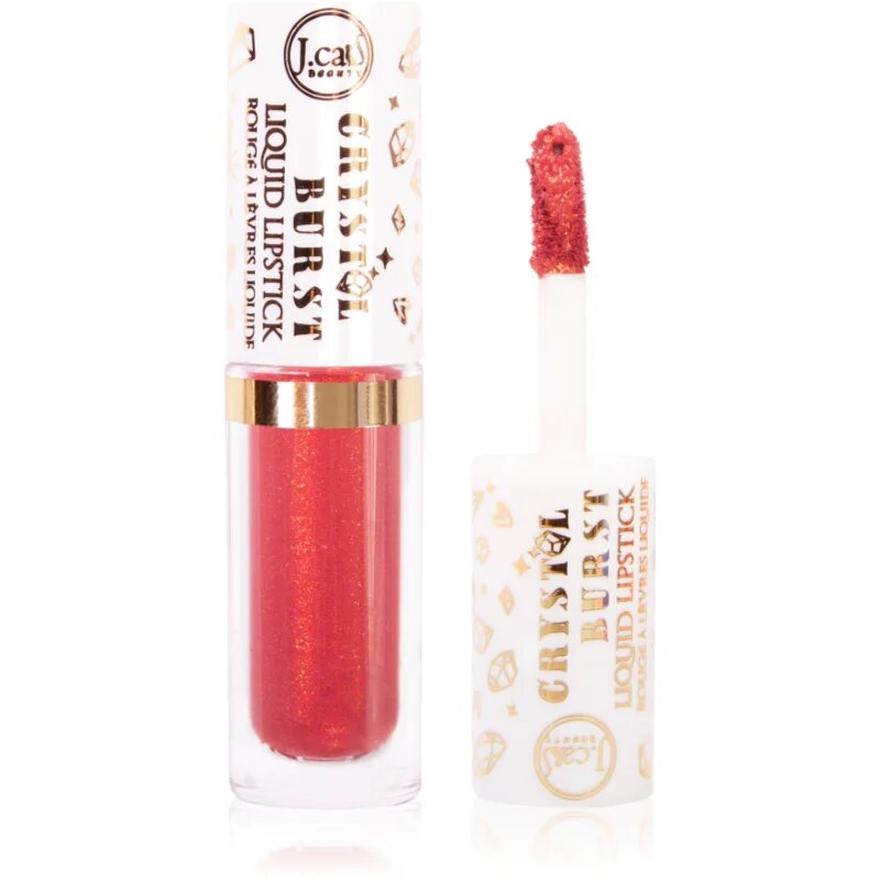 J.Cat Beauty Crystal Burst дълготрайно течно червило цвят 101 Mind Reader 0.8 гр.