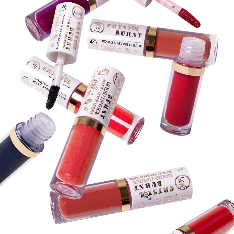 J.Cat Beauty Crystal Burst дълготрайно течно червило цвят 104 Romance In Paris 0.8 гр.