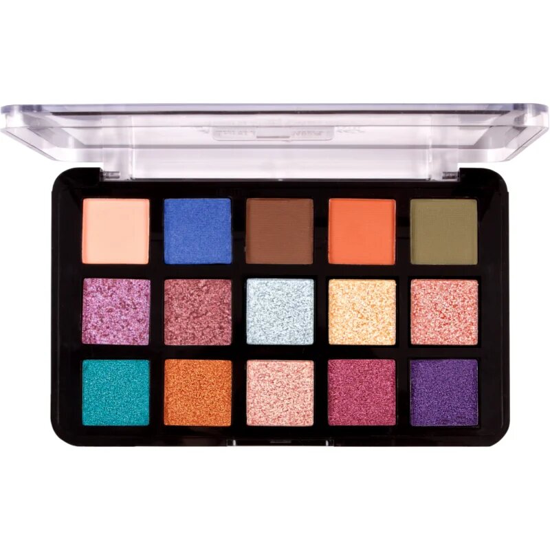 J.Cat Beauty Dia & Noche палитра сенки за очи цвят 101 Dia 16 гр.