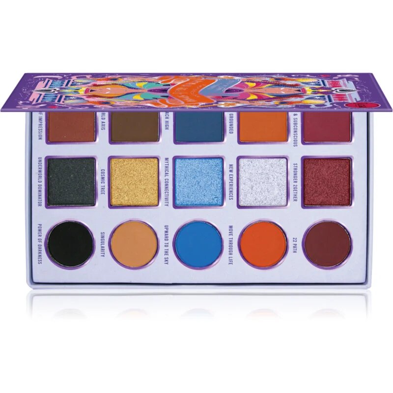 J.Cat Beauty House of Queens палитра от сенки за очи цвят 103 Royal Tea and Spade 12.5 гр.