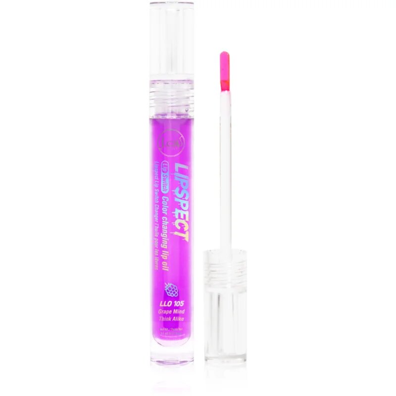 J.Cat Beauty Lipspect масло от нар с променящ се цвят цвят 105 Grape Minds Think Alike 3 мл.