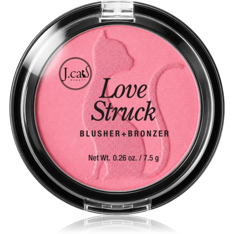 J.Cat Beauty Love Struck бронзираща пудра и руж цвят 107 Lovey Dovey 7.5 гр.