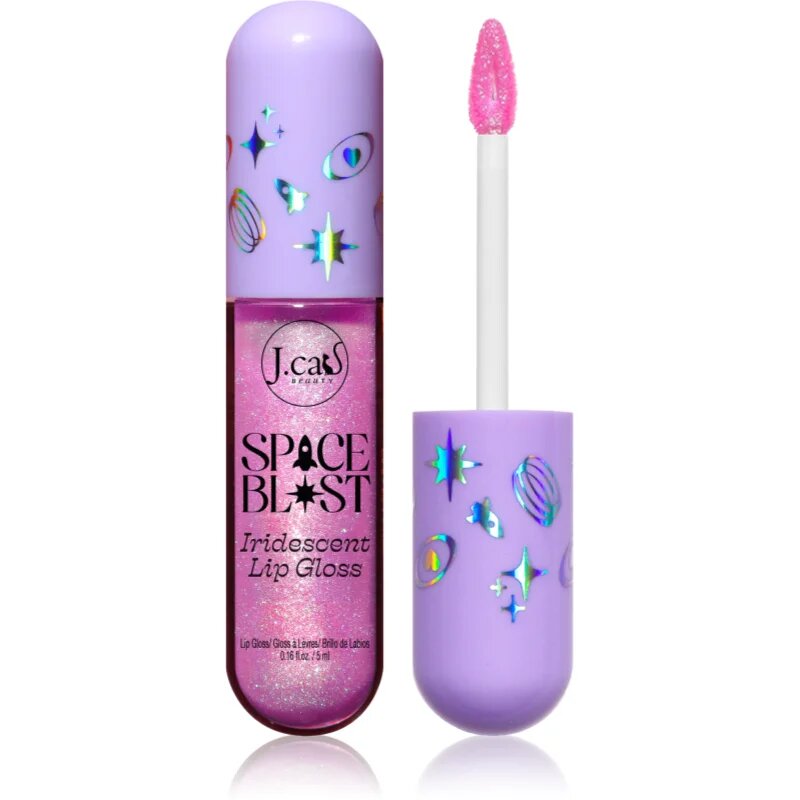 J.Cat Beauty Space Blast блясък за устни с променящ се цвят цвят 101 Supernova 5 мл.