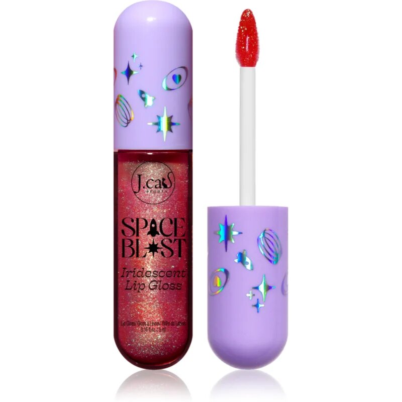 J.Cat Beauty Space Blast блясък за устни с променящ се цвят цвят 105 Alien KIss 5 мл.