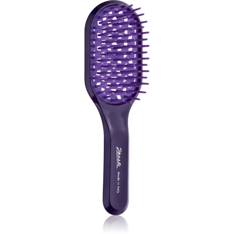 Janeke Curvy Vented Brush плоска четка за по-бързо оформяне на прическата със сешоар 15x5 см