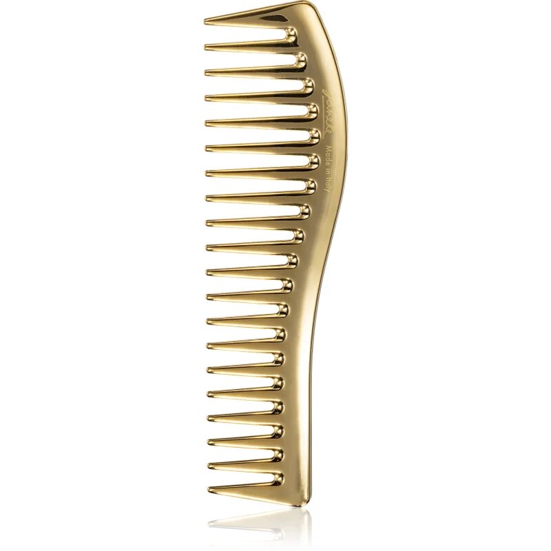 Janeke Gold Line Wavy Comb for Gel Application гребен за коса за нанасяне на гелообразни продукти 185 x 5 cm 1 бр.
