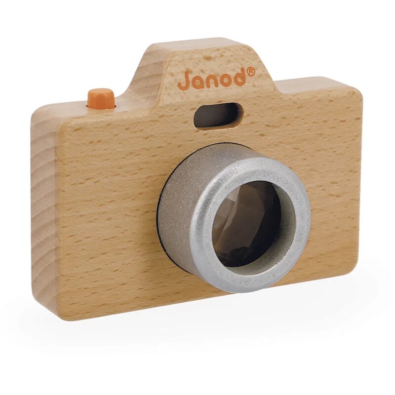 Janod Camera фотоапарат от дърво 18m+ 1 бр.