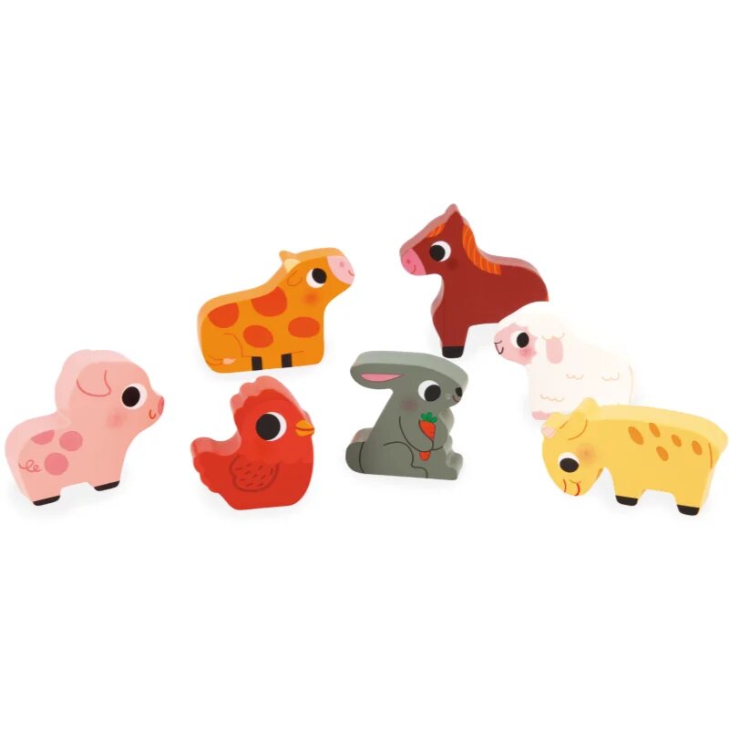 Janod Chunky Farm Puzzle играчка сортер 18m+ 7 бр.