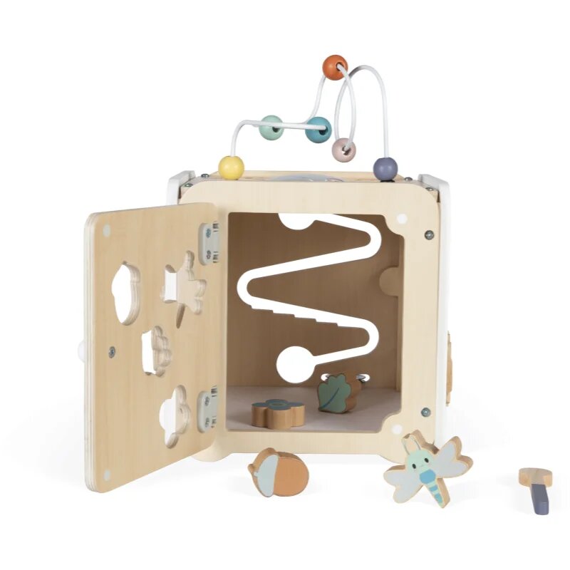 Janod Pure Activity Cube играчка за подреждане 18m+ 1 бр.