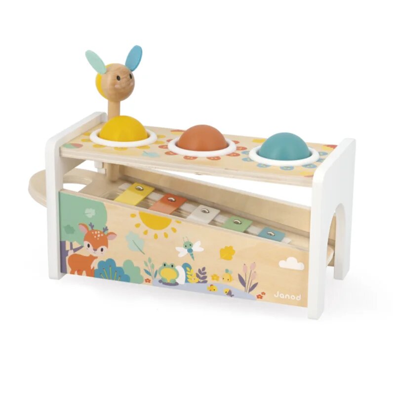 Janod Pure Tap Tap Xylophone игра с чукче 12m+ 1 бр.