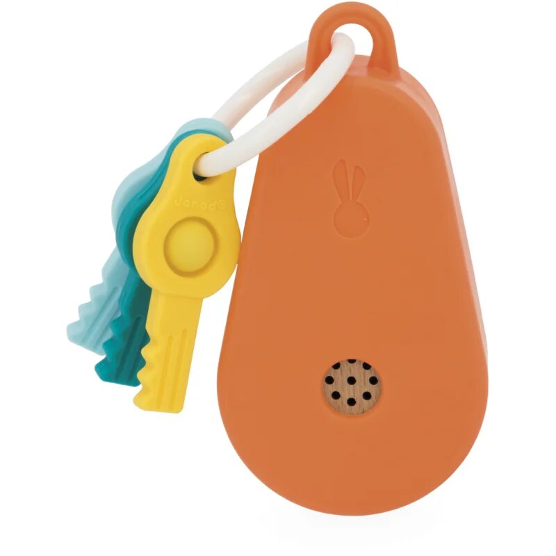 Janod Sounding Keychain играчка за подреждане от дърво 18m+ 1 бр.