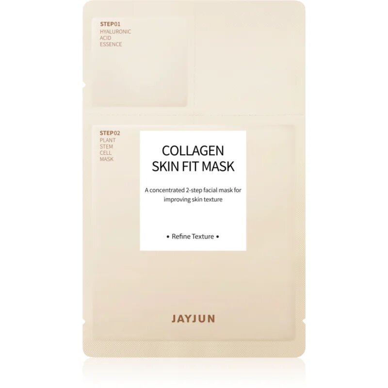 Jayjun Collagen Skin Fit подхранваща и ревитализираща маска за лице за уморена кожа 1 бр.