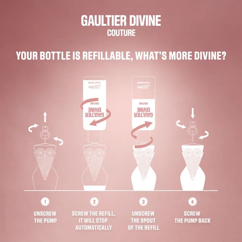 Jean Paul Gaultier Gaultier Divine Couture резервен пълнител за жени 200 мл.