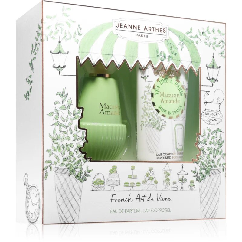 Jeanne Arthes Tea Time á Paris Macaron Amande подаръчен комплект за жени