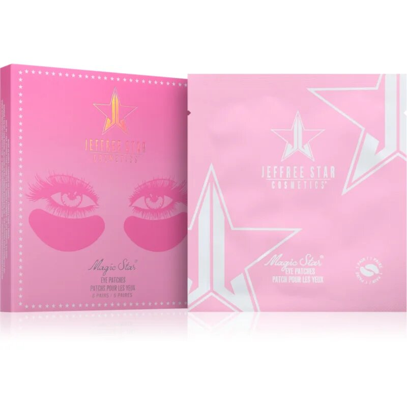 Jeffree Star Cosmetics Magic Star™ Eye Patches ревитализиращи лепенки за озаряване на уморена околоочна зона 6 чифт