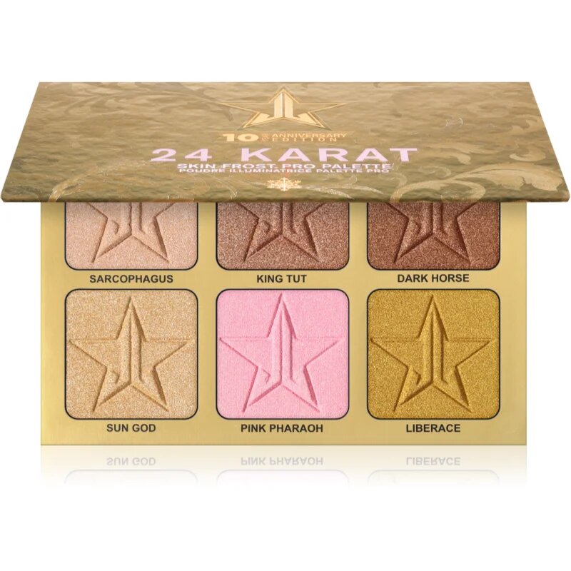 Jeffree Star Cosmetics Skin Frost™ 24K Highlighter палитра хайлайтъри 6x7 гр.