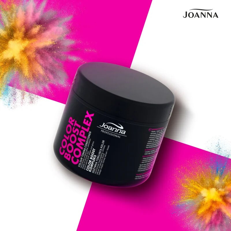 Joanna Color Boost Complex хидратиращ балсам неутрализиращ жълтеникавите оттенъци 500 гр.