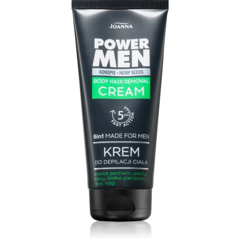 Joanna Power Men Body Hair Removal крем за депилация за мъже 150 мл.