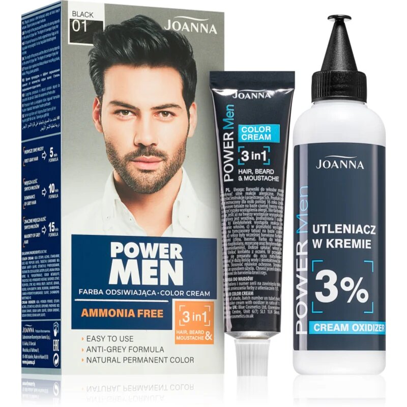 Joanna Power Men боя за коса за мъже цвят Black